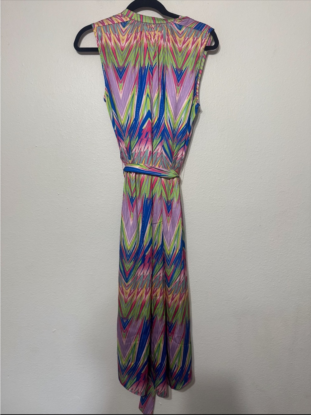 Current Air Colorful Patterned Midi Dress Size Medium - Picture 3 of 7
